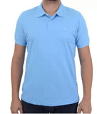 Camisa Polo Masculina Ogochi Slim Azul Claro