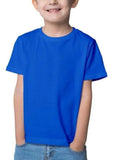 CAMISETA AZUL INFANTIL MENINO DECOTE REDONDO MALWEE