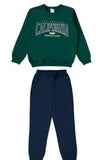 Conjunto Moletom Flanelado Infantil Menino Malwee